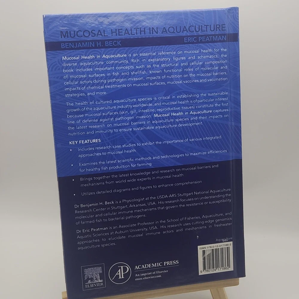 Mucosal Health in Aquaculture 9780124171862 Signed by Both Authors Auburn U